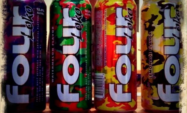 Nutrition facts of four loko