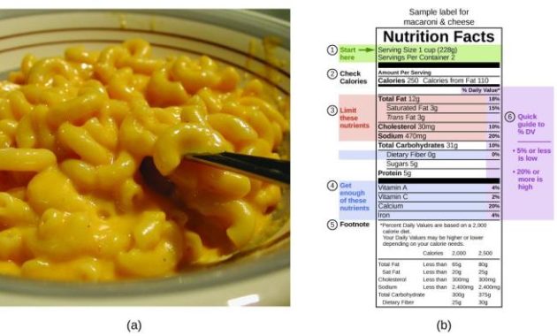 Mac n cheese nutrition facts