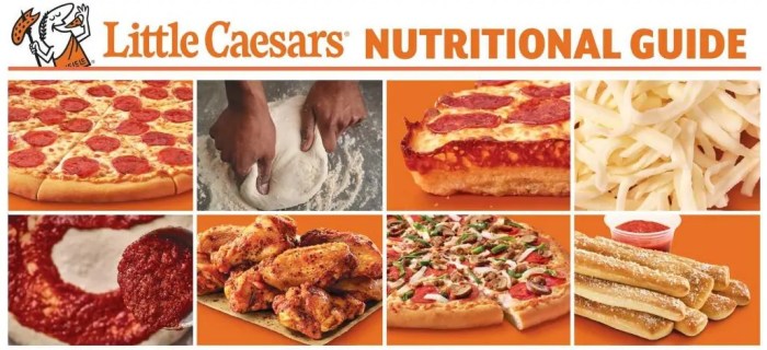 Nutrition facts for little caesars