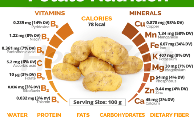 Russet potatoes nutrition facts