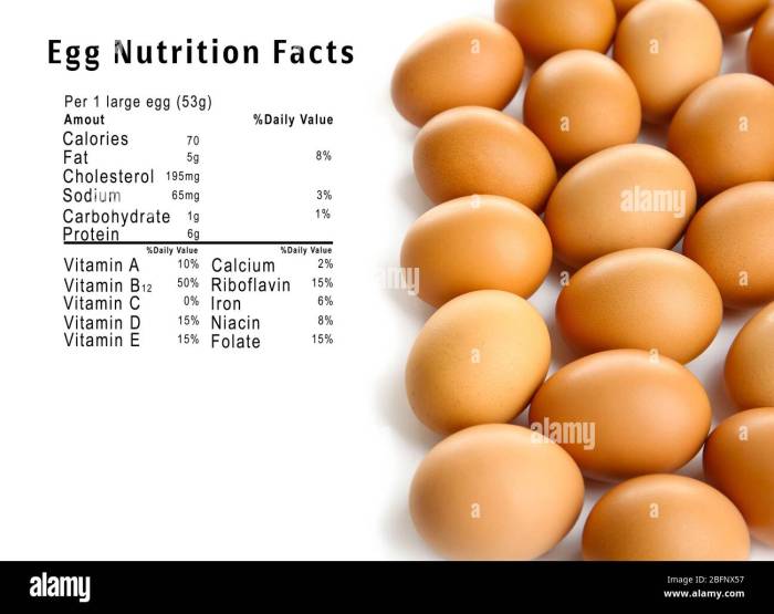 Nutrition facts egg roll